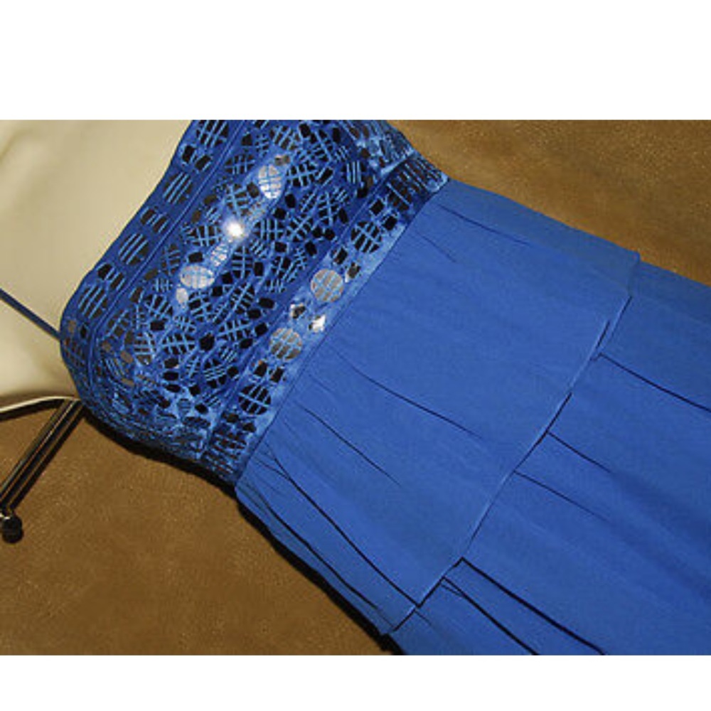 BCBGMAXAZRIA Tiered Cocktail Dress